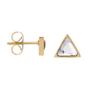 Kopen goud iXXXi Jewelry Oorknop ear studs expression traingle (9MM)