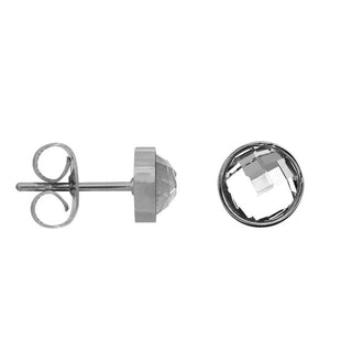 Koop silver iXXXi Jewelry Ear stud ear studs expression circle (9MM)
