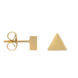 Koop goud iXXXi Jewelry Oorknop abstract triangle (9MM)