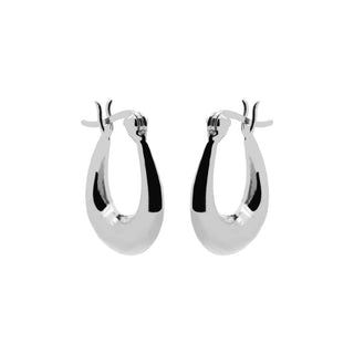 Koop silver Karma Earrings Drop oval earrings