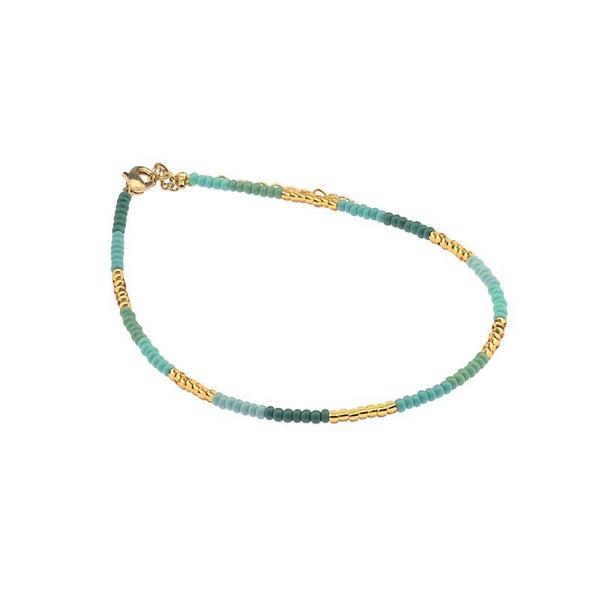 Biba anklet small bead multi colors