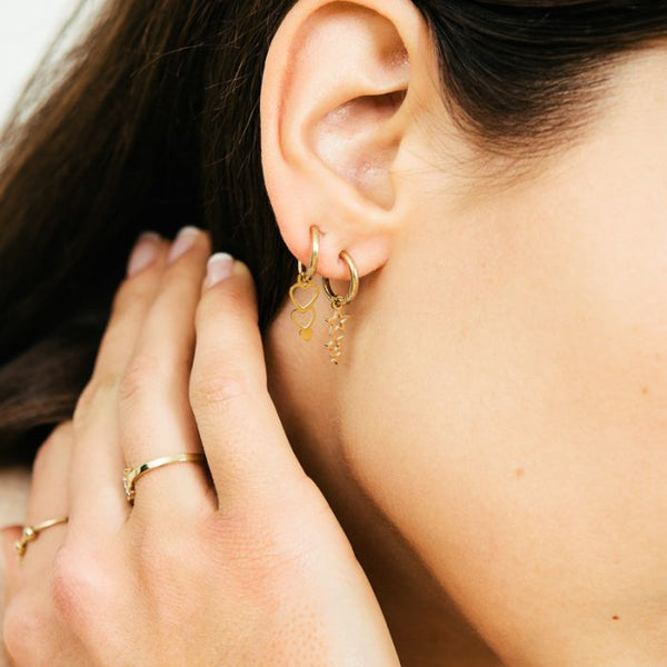 Michelle Bijoux earring hearts