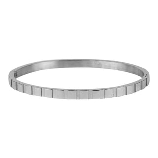 Kopen zilver Kalli bangle Armband blocks 2145 (18cm)
