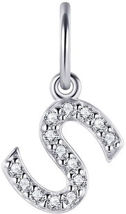 Gisser Jewels - Pendant Excl. Necklace - With Zirconia - 8mm - Gold Plated Silver 925