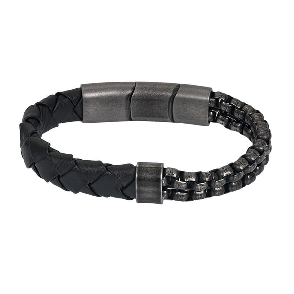 iXXXi Jewelry men's bracelet FELIPE Black (LENGTH: 21.5CM)