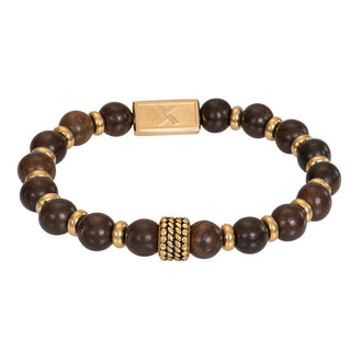 iXXXi Jewelry men's bracelet STEFF brown (LENGTH: 20CM)