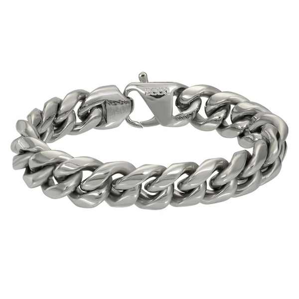 iXXXi Jewelry men's bracelet England silver (LENGTH: 20-21.5CM)