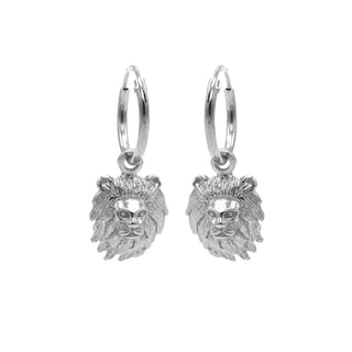 Koop silver Karma Symbols earring Lion