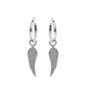 Karma Symbols earring Angel Wing