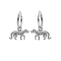 Karma-Symbole-Ohrring Hoops Panther