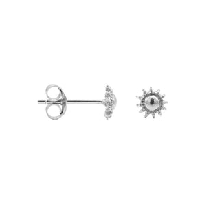 Kaufen silber Karma-Symbole-Ohrring Sonne XL