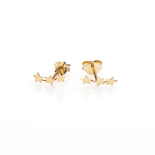 Kaufen gold Karma-Symbole-Ohrring, dreifacher Stern