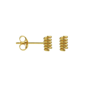 Koop gold Karma Symbols Earring Spiral