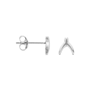 Koop silver Karma Symbols Earring Wishbone
