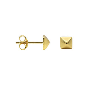 Koop gold Karma Symbols earring Square