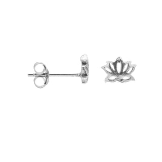 Koop silver Karma Symbols Earring XL Lotus
