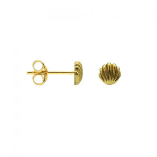 Koop gold Karma Symbols Earring Shell