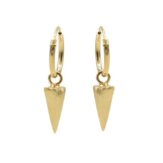 Koop gold Karma Symbols earring Cone