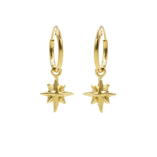 Koop gold Karma Symbols Earring Morningstar