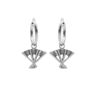 Koop silver Karma Symbols earring Fan