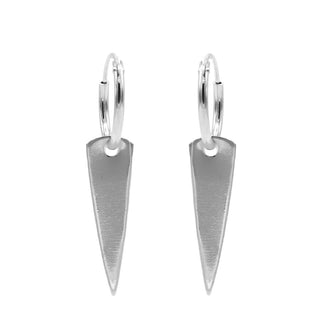 Koop silver Karma Symbols earring Symbols Cone