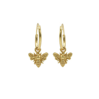 Koop gold Karma symbols earring bee