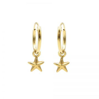 Koop gold Karma Hoops Earring Symbols Polestar