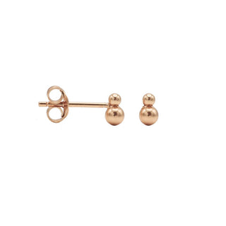 Koop rose Karma symbols earring double dots