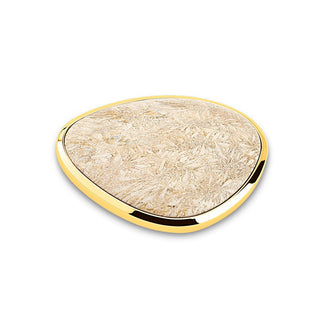 Koop white Melano Kosmic Crafted Disk Stone (45MM)