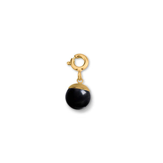 Koop black Melano Ornaments Gemstone Ball Pendant (8MM)