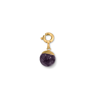 Koop purple Melano Ornaments Gemstone Ball Pendant (8MM)