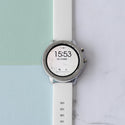 OOZOO Smartwatches - unisex - White Display Smartwatch - White/Black Q00327 (45MM)