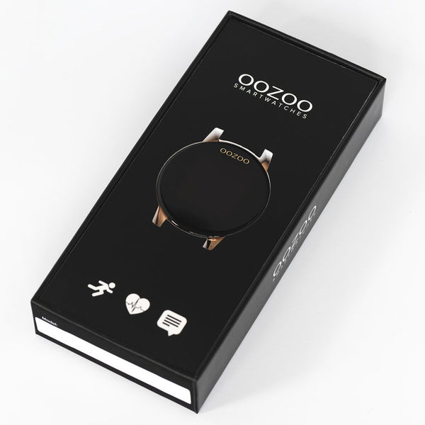 OOZOO WHITE rubber strap DISPLAY SMARTWATCH Q00111