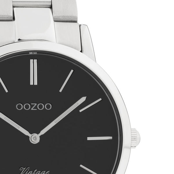 Oozoo Dames horloge-C20031 zilver (38mm)
