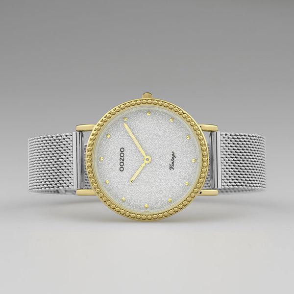 Oozoo Dames horloge-C20053 zilver (34mm)