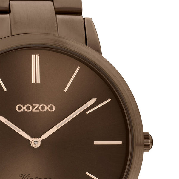 Oozoo Heren horloge-C20103 bruin (42mm)