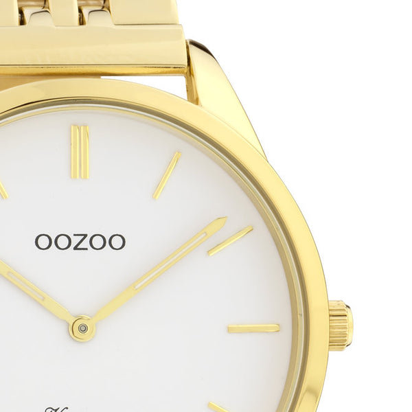 Oozoo Dames horloge-C9985 goud (38mm)