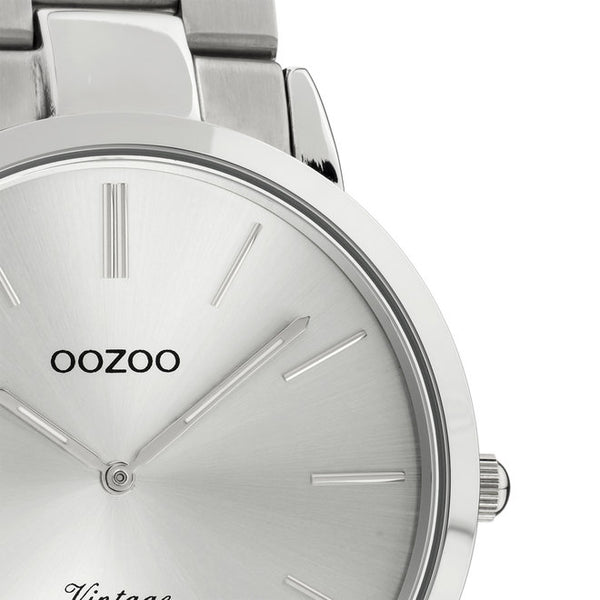 Oozoo heren horloge-C20100 zilver (42mm)