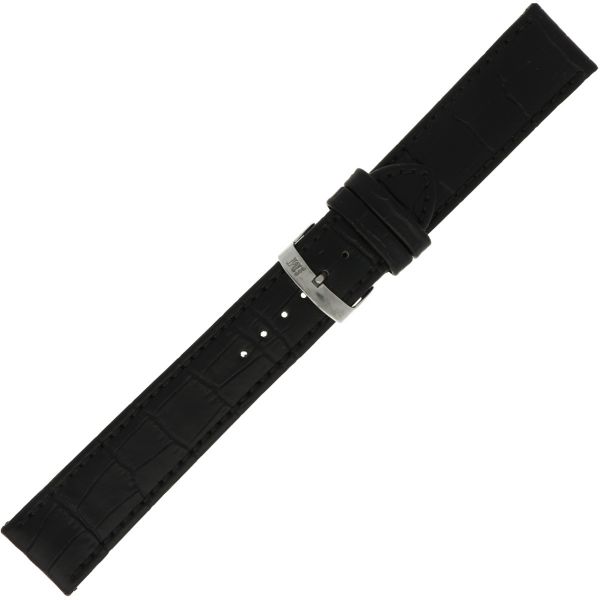 Morelatto horlogebandje zwart PMX019JUKE (Aanzetmaat 14-22MM)