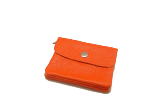 Kaufen orange Bijoutheek Damenbrieftasche aus italienischem Leder