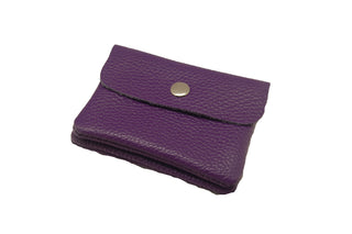 Kaufen lila Bijoutheek Damenbrieftasche aus italienischem Leder