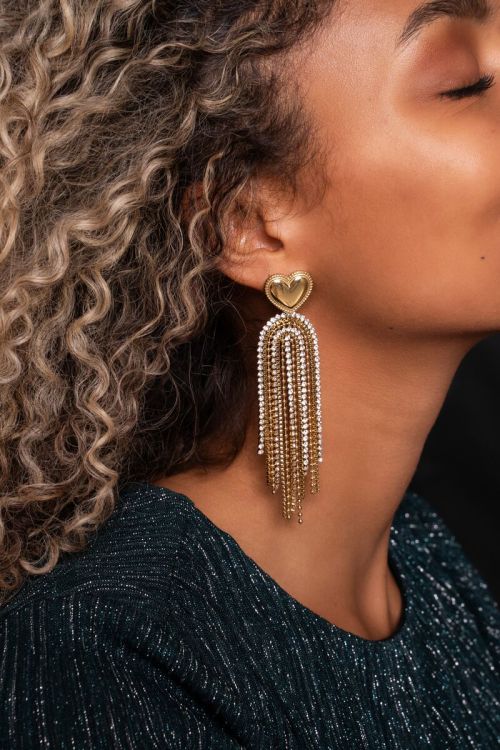 Lange oorhangers - Annelyn Angenent Lange oorhangers - Annelyn Angenent