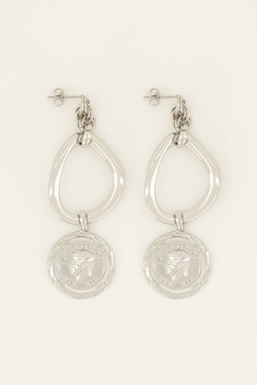 My Jewelery Bold Spirit earrings with coin 