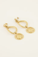 My Jewelery Bold Spirit earrings with coin 