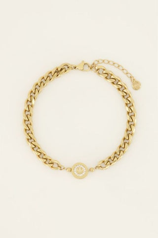 Kaufen gold My Jewellery Link-Armband mit Smiley 