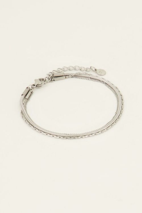 My Jewelery Triple bracelet minimalist links 