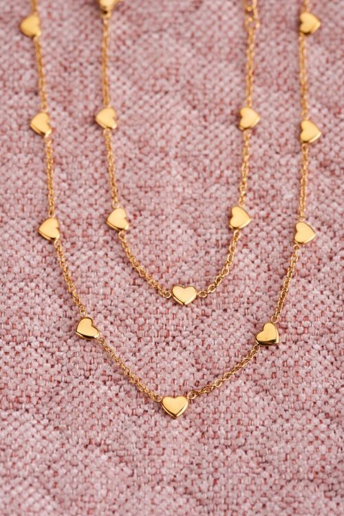 My Jewelery Necklace with hearts 
