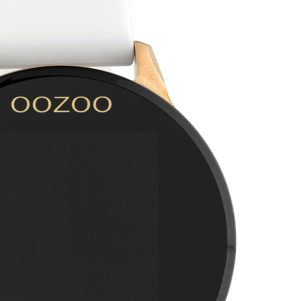OOZOO WHITE rubber strap DISPLAY SMARTWATCH Q00111