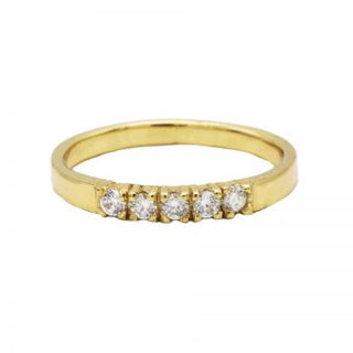 Koop gold Karma Ring 4 Zirconia R001 (SIZE 50-54MM)