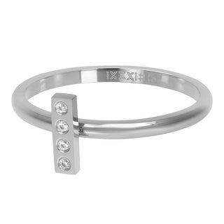 Koop silver iXXXi fill ring Design Rectangle (2MM)